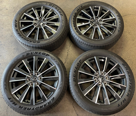 2024 2025 2026 Lexus GX550 Factory 22" Machined Charcoal Wheel/Rim Tire Set of 4 OEM | 4261160N90 10546