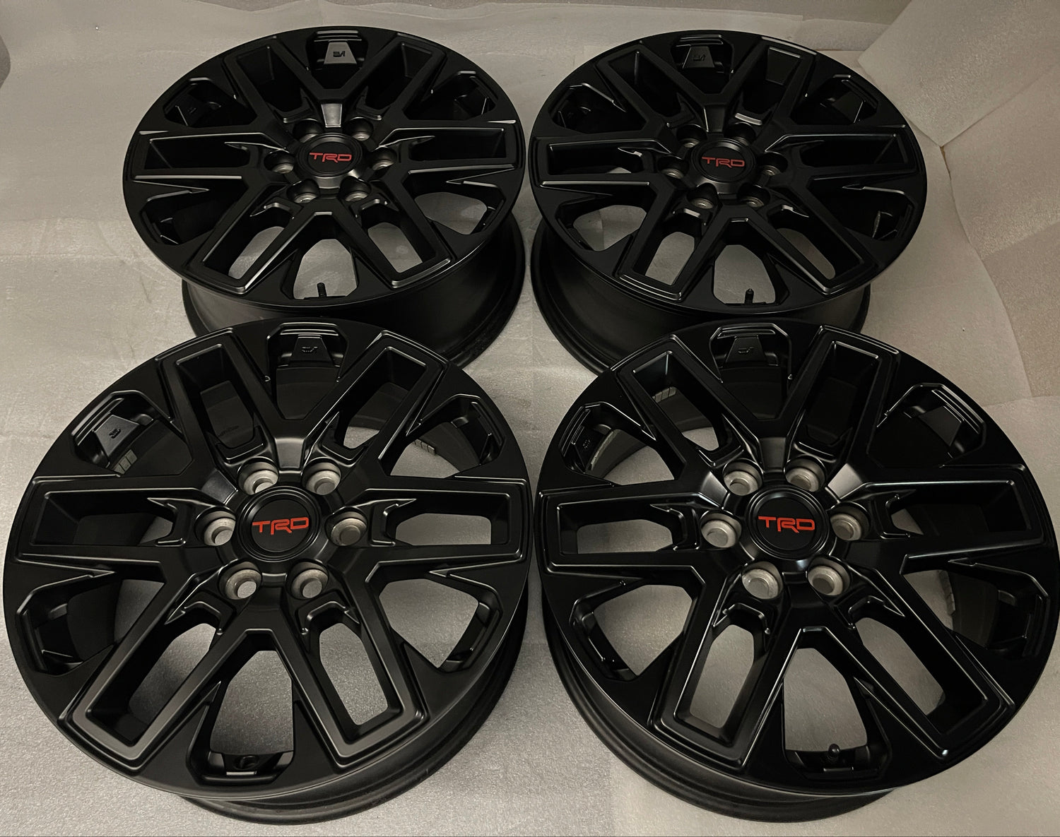 2022 2023 2024 2025 2026 Toyota Tundra TRD OEM 20" Semi Gloss Black Wheels Rims Set of 4 | PT946-34220 75276