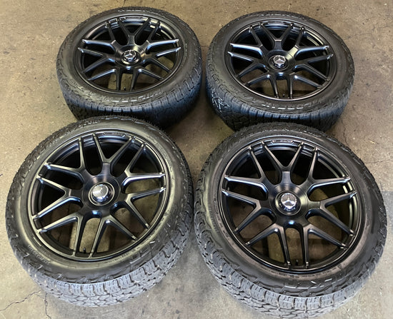 Factory Mercedes MBZ G63 G550 AMG 22 Wheels OEM Black Rims  4634012000 Falken AT4W