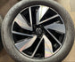 2024-2026 Volkswagen Atlas Factory 20" Black Machined Wheels & Tires Set of 4 OEM Original | 3QF601025AC 95720 70115