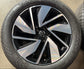 2024-2026 Volkswagen Atlas Factory 20" Black Machined Wheels & Tires Set of 4 OEM Original | 3QF601025AC 95720 70115