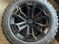 F150 SCA Performance Black Widow 22" Satin Black Wheel & Tire Set 22x11 6x135 w/ BFG KO2 LT35x12.50R22 — Take-Off