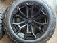 F150 SCA Performance Black Widow 22" Satin Black Wheel & Tire Set 22x11 6x135 w/ BFG KO2 LT35x12.50R22 — Take-Off