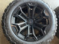 F150 SCA Performance Black Widow 22" Satin Black Wheel & Tire Set 22x11 6x135 w/ BFG KO2 LT35x12.50R22 — Take-Off