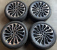 OEM Hyundai Palisade Calligraphy 21" Gray Machined Wheel & Tire Set — Full Set View