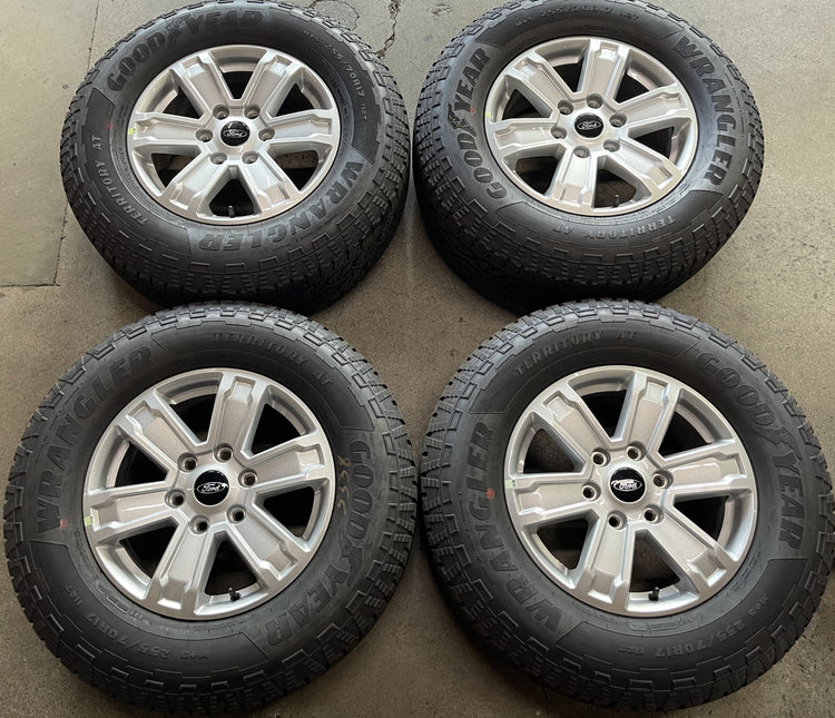 24 Ford Ranger Rims 2024 Ford Ranger OEM Wheel & Tire 17x7.5 6x5.5 +55 Silver – Socal Wheels