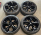 2025 2026 Genesis GV80 OEM 22" Gloss Black Wheel Rim Tire Set of 4 Michelin 265/40R22 52910T6700