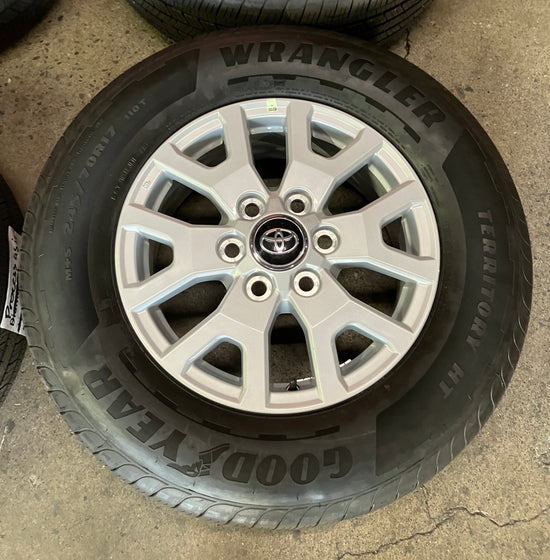 2026 Toyota Tacoma Genuine Factory 17 Wheels Tires OEM Rims 4Runner Goodyear