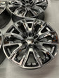 Sold 2000-2026 GMC Yukon Sierra 1500 OEM 22" Gray Chrome Insert Wheels Rims Set of 4 | 84775276 | 14134