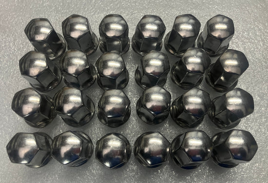 24 Chevy GMC Genuine Factory OEM Chrome Lug Nuts 14x1.5 1500 2500