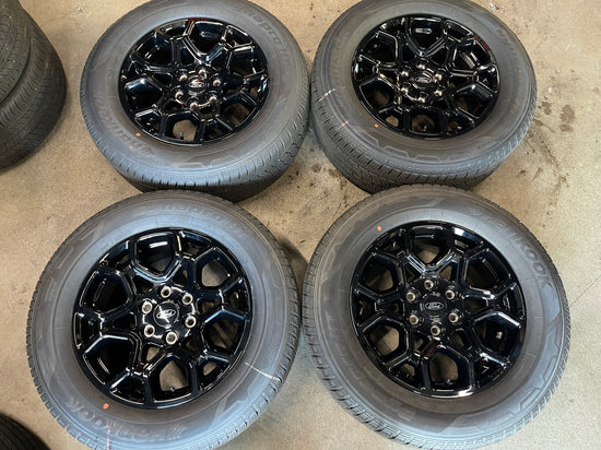 2024-2026 Ford F150 Factory 18 Inch Gloss Black OEM Wheel Rim Tire Set of 4