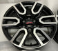 Four 2026 GMC Sierra Yukon AT4 Factory 20 Wheels 5914 OEM Black Rims Tahoe Silverado