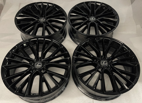 SoCal Wheels - 2016-2022 Lexus RX350 RX450H 20 Inch OEM Gloss Black Wheel Set of 4 Refinished
