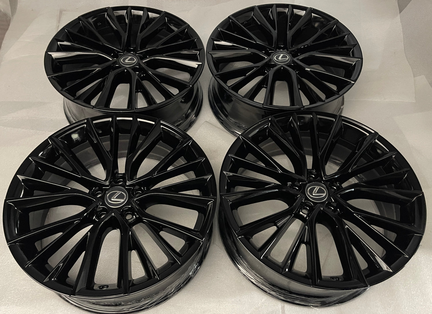 SoCal Wheels - 2016-2022 Lexus RX350 RX450H 20 Inch OEM Gloss Black Wheel Set of 4 Refinished
