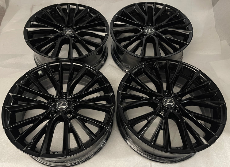 SoCal Wheels - 2016-2022 Lexus RX350 RX450H 20 Inch OEM Gloss Black Wheel Set of 4 Refinished
