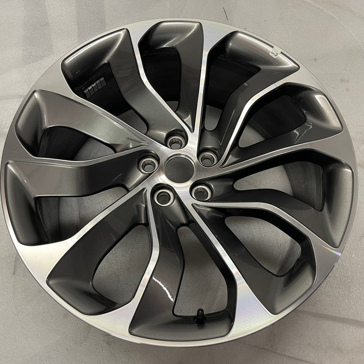 2020-2026 Lincoln Aviator OEM 21" Machined Gray Single Wheel Rim | LC5C1007E1A
