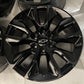 2019-2026 Chevy Silverado LTZ OEM 20" Gloss Black Powder Coat Wheels Rims Set of 4 | 23377015 5916