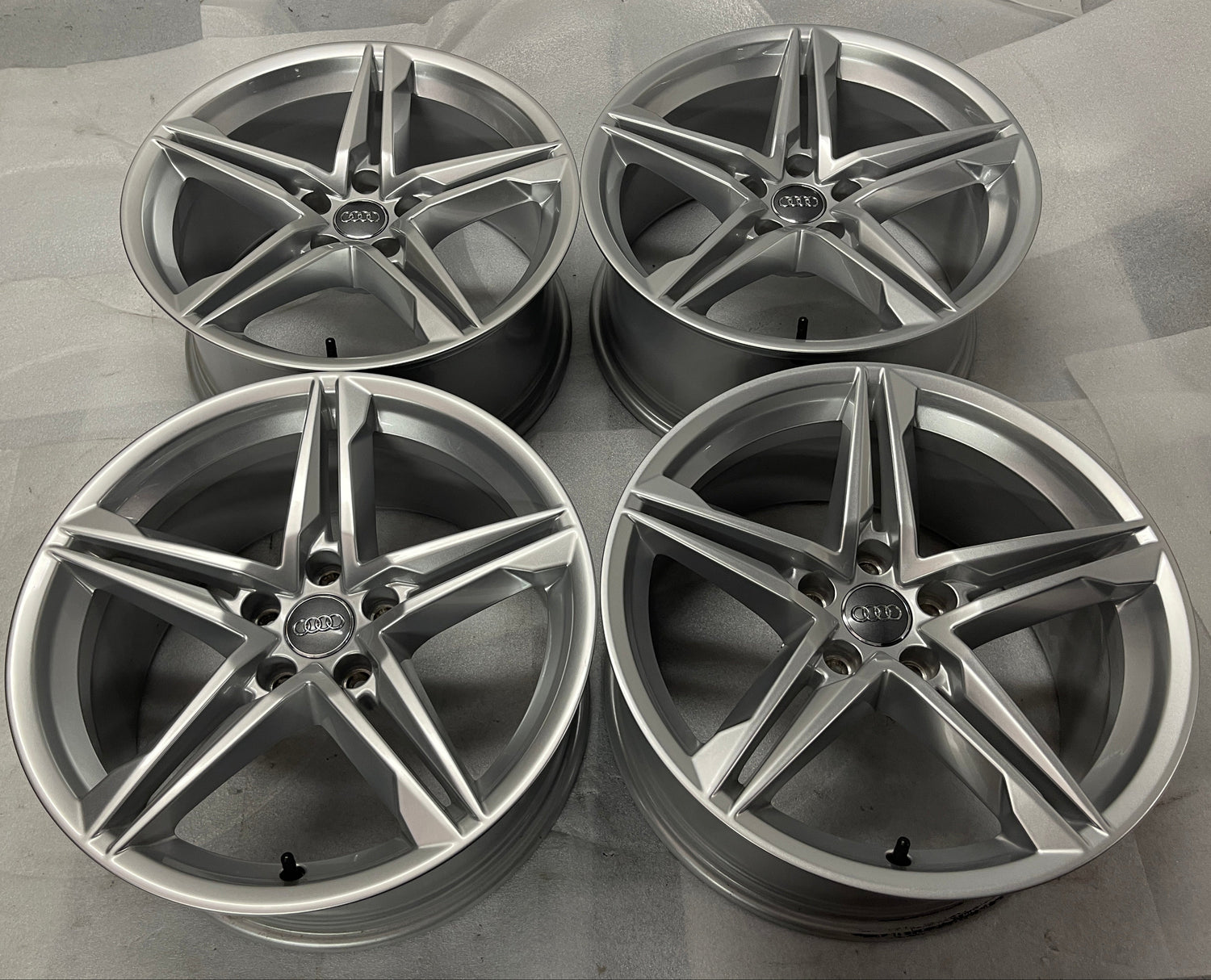 2018-2021 Audi A5 OEM 18" Silver Wheel Rim Set of 4 | 8W0601025DE 59080
