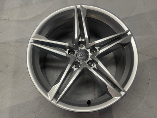 2018-2021 Audi A5 OEM 18" Silver Wheel Rim Single | 8W0601025DE 59080