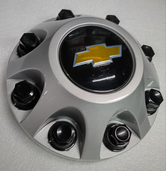 Sold One Single OEM 2011-2024 Silverado 2500 silver center cap 9597819