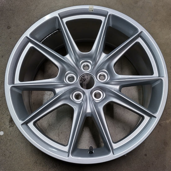 Single 2024 2025 Ford Mustang GT Factory 19 Wheel OEM Rim PR3C1007CA Silver