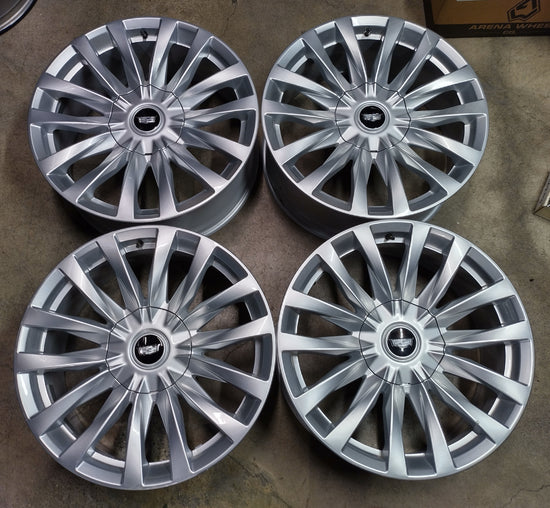 Four 2024 Cadillac Escalade Platinum Factory 22 Wheels OEM Rims 84460119 Silver