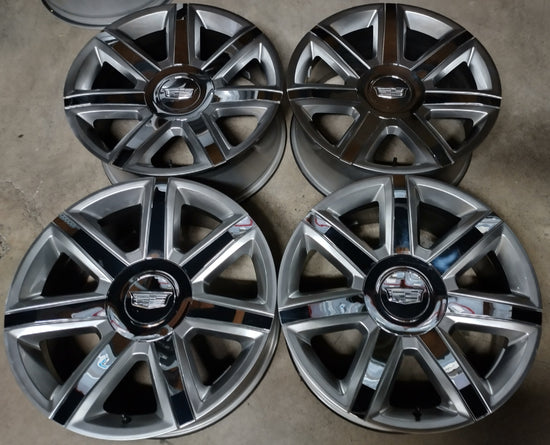 Sold Four 2015-2019 Cadillac Escalade Factory 22 Wheels OEM 4739 Rims 22962909