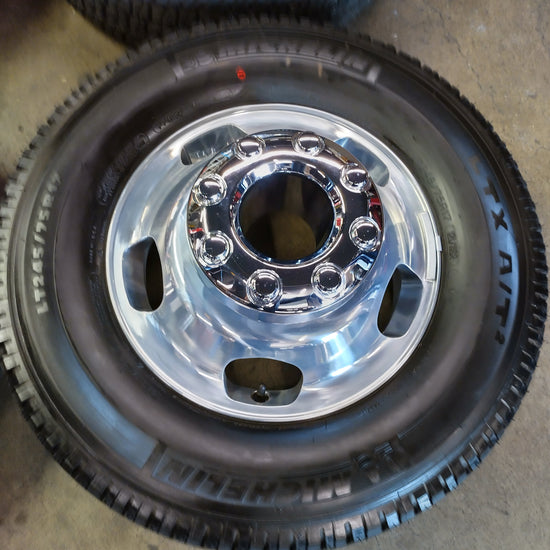 Six 2025 Ford F350 Dually Factory Forged 17 Wheels Tires OEM Rims 3618 3619 Michelin AT2