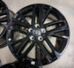 Four 2025 Factory Toyota Camry 18 Wheels OEM black rims 42611-AQ030