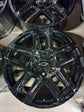 Sold Four 2025 Chevy Silverado LTZ Factory 20 Wheels OEM 5913 Rims Tahoe Black 23377017