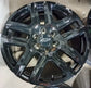 Sold Four 2025 Chevy Silverado LTZ Factory 20 Wheels OEM 5913 Rims Tahoe Black 23377017