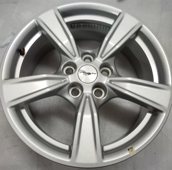 2021-2024 Ford Mustang Factory 17 Inch OEM Silver Wheel Rim Single OEM Original