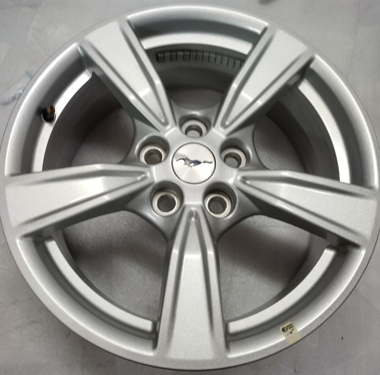 2021-2024 Ford Mustang Factory 17 Inch OEM Silver Wheel Rim Single OEM Original
