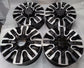 2020-2025 GMC Sierra Denali Ultimate HD2500 OEM 20" Black Machined Face Wheel Rim Set of 4 | 84830459

