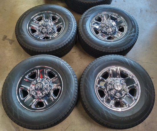 2013-2026 Ram 2500 OEM 18" Polished Wheel/Rim Tire Set of 4 | 1UD26SZ00A 2473