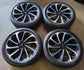 2026 Lincoln Nautilus OEM 22" Machined Face Black Wheel/Rim Tire Set of 4 | R2TC-1007-FA | 5x114.3 | 255/45R22
