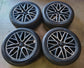 2021-2026 Ford Mustang Mach-E OEM 19" Machined Black Wheel Rim Tire Set of 4 | RJ8Z1007A 10677A
