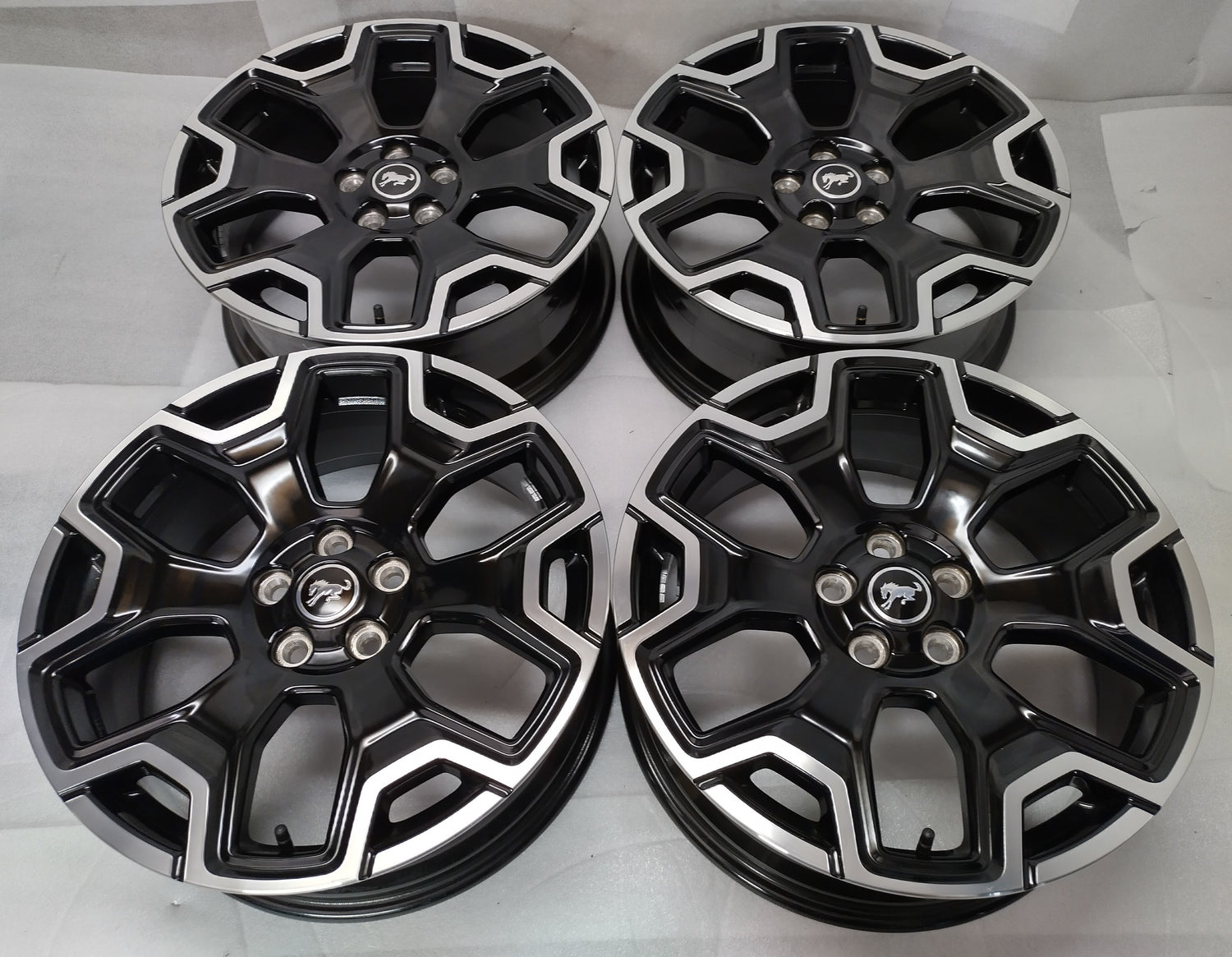 2021-2026 Ford Bronco Sport Factory 18" Machined Gloss Black Wheels Rims Set of 4 OEM | R1PC1007BA | 10757
