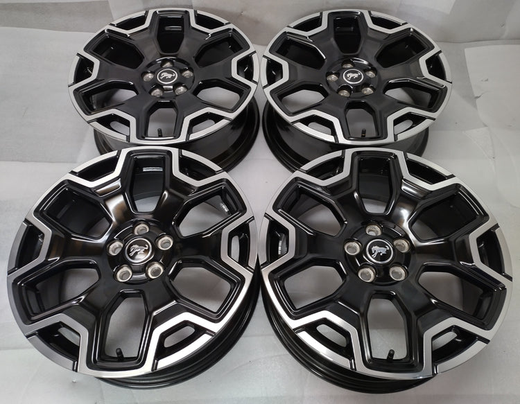 2021-2026 Ford Bronco Sport Factory 18" Machined Gloss Black Wheels Rims Set of 4 OEM | R1PC1007BA | 10757
