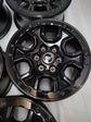 2021-2026 Ford Bronco Sasquatch OEM 17" Black Silver Beadlock Wheel/Rim Set of 5 | N2DC1007C1A | 10388B
