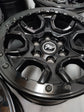 2021-2026 Ford Bronco Sasquatch OEM 17" Black Silver Beadlock Wheel/Rim Set of 5 | N2DC1007C1A | 10388B