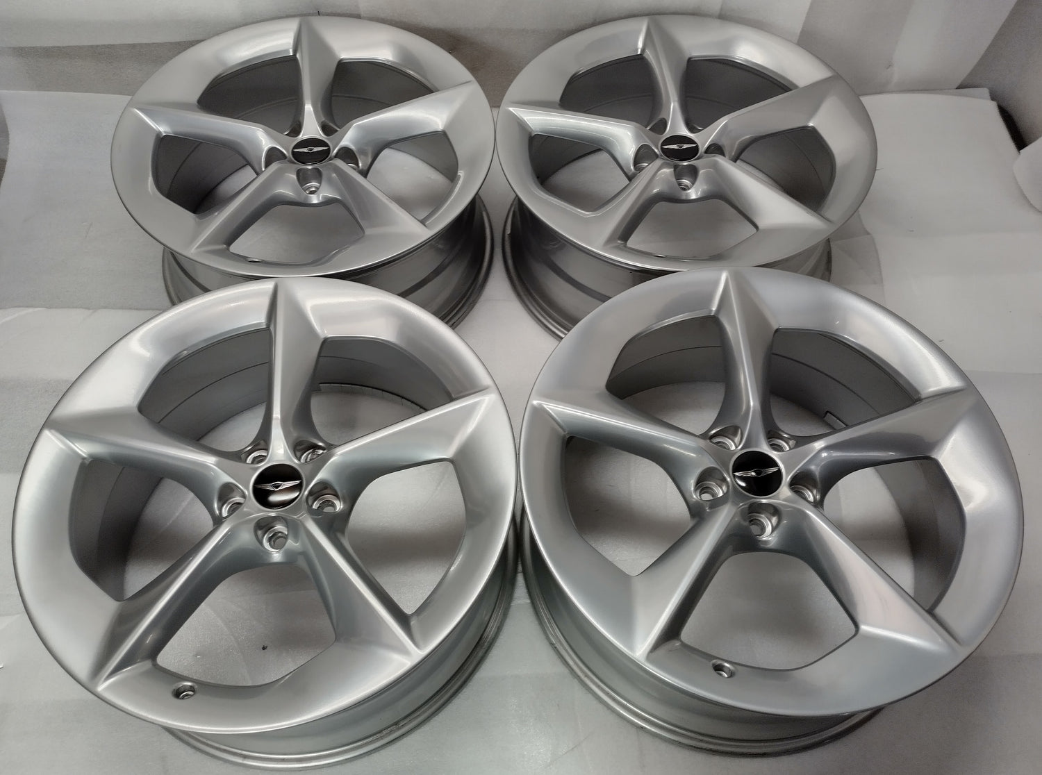 2025-2027 Genesis GV70 OEM 21" Silver Wheels Rims Set of 4 52910-AR230
