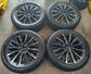2025-2026 Infiniti QX80 OEM 22" Machined Silver Wheel/Rim Tire Set of 4 | D0C007JA3D 73823
