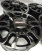 2011-2026 GMC Sierra 2500 18-inch OEM Gloss Black Wheels, 5949 Set of 4 with Caps | 23377038
