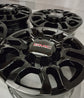 2011-2026 GMC Sierra 2500 18-inch OEM Gloss Black Wheels, 5949 Set of 4 with Caps | 23377038