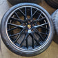 2017-2023 Porsche Panamera OEM Black BBS 21" Wheels Tires 971601025D 971601025K Set of 4 Pirelli PZero