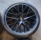 2017-2023 Porsche Panamera OEM Black BBS 21" Wheels Tires 971601025D 971601025K Set of 4 Pirelli PZero
