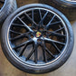 2017-2023 Porsche Panamera OEM Black BBS 21" Wheels Tires 971601025D 971601025K Set of 4 Pirelli PZero