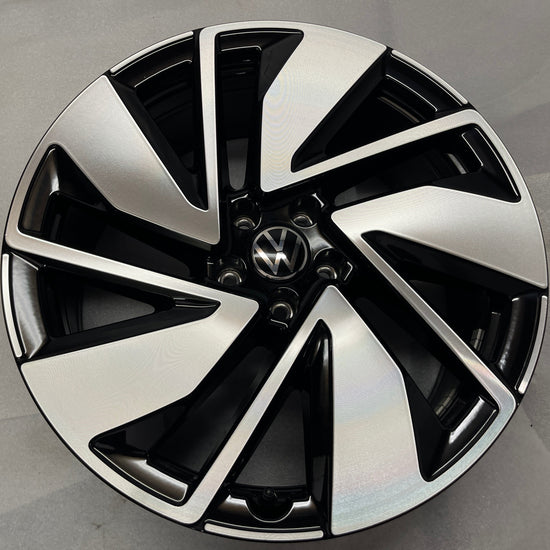 2024-2026 Volkswagen Atlas OEM 20x8 Black Machined Face Single Wheel Rim – 5x112 – Part 3QF601025AC
