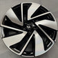 2024-2026 Volkswagen Atlas OEM 20x8 Black Machined Face Single Wheel Rim – 5x112 – Part 3QF601025AC
